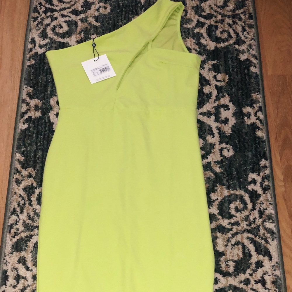 NWT Missguided Lime Green Midi Size 8 - Picture 5 of 6